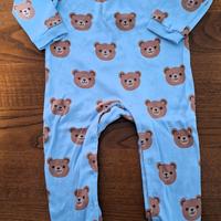 2 tutine manica lunga taglia 12-18 mesi