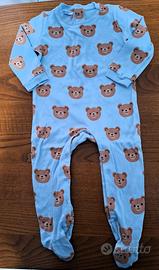 2 tutine manica lunga taglia 12-18 mesi