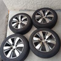 Cerchi in lega originali Peugeot r16 con catene