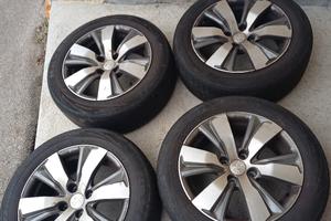 Cerchi in lega originali Peugeot r16 con catene