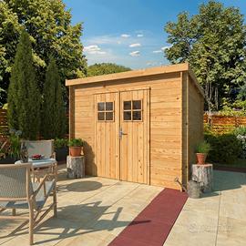 CASETTA DI LEGNO ZOE3 260x260x211h cm spess. 19 mm