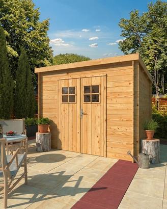 CASETTA DI LEGNO ZOE3 260x260x211h cm spess. 19 mm