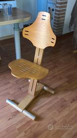sedia seggiolone ergonomica Stokke