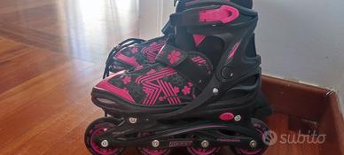 Pattini roller bimba/ragazza regolabili  34-37