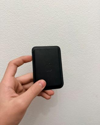 Portafolgio apple magsafe in pelle nero