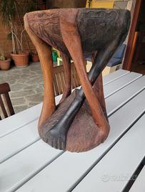 Scultura in legno massiccio