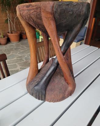 Scultura in legno massiccio