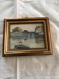 Quadretto “Roma sparita” di Ettore Roesler Franz