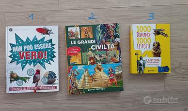 Set / Lotto 3 Libri Illustrati  Bambini e Ragazzi