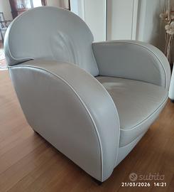 poltrona in pelle