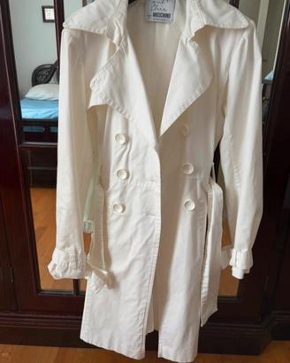 Trench moschino bianco