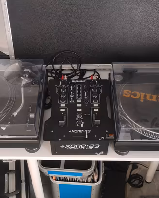 TECHNICS SL1210 MkII 2PEZZI + MIXER ALLEN & HEATH1