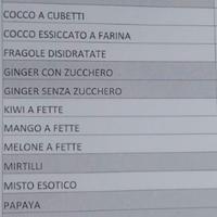 frutt disidratata