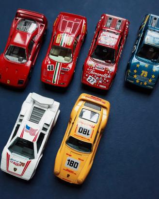 6 Automobiline marca Burago scala 1/43 made in Ita