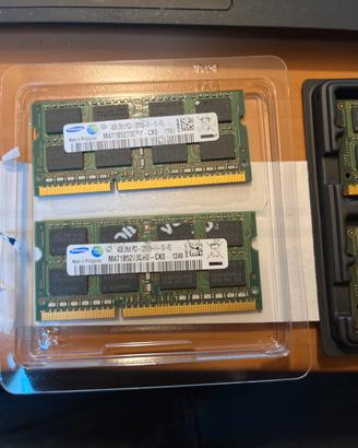 Ram Samsung 2x4Gb PC3 12800