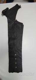 copri pantaloni pelle moto/cavallo 