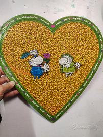 Puzzle Mordillo vintage 1997 - campo di girasoli