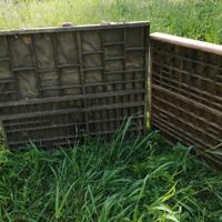 Vecchio cassetto da tipografo 