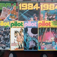 Riviste a fumetti 1984, PILOT, TOTEM e varie altre