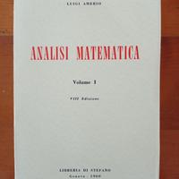 Analisi matematica 1 - Luigi Amerio (raro, 1960)