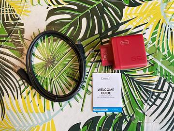 Caricabatterie rapido INIU 65W Rosso Nuovo