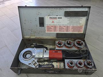 Filettatrice elettrica Ridgid 690 - Kit Completo