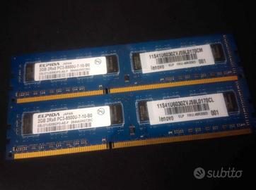 RAM DDR3 2X2GB