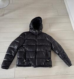 Piumino giubbotto bomber nero lucido