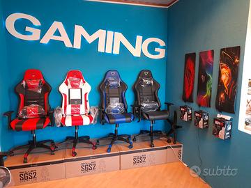 POLTRONE DA GAMING unico negozio espositivo