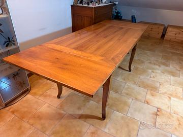 Tavolo noce massello 145x85 cm allungabile 225cm