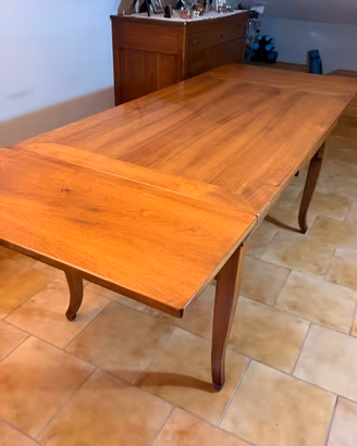 Tavolo noce massello 145x85 cm allungabile 225cm