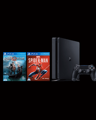 PlayStation 4 Slim 500 GB con 1 joypad  e 2 Giochi