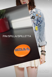 Spilla Pin RIZLA vintage 2000s Spilletta NUOVA
