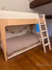 Letto a castello con cassetto oeuf nyc