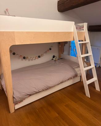 Letto a castello con cassetto oeuf nyc