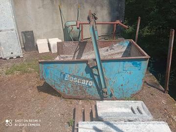 benna 750 litri autoscaricante