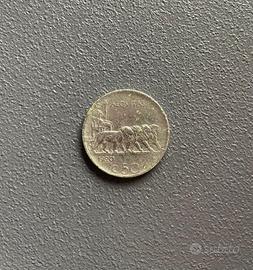 Moneta 50 centesimi anno 1920