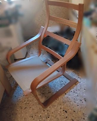 poltrona ikea poang Rovere 