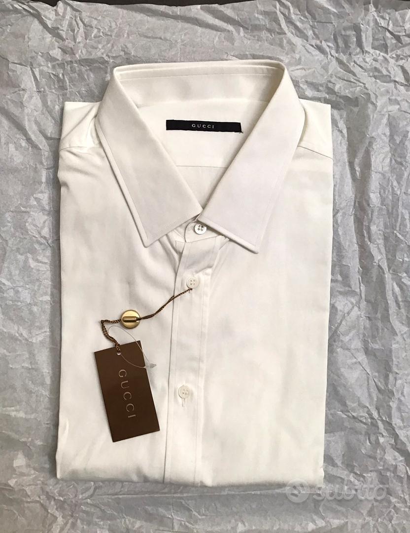 Camicia 2024 bianca gucci