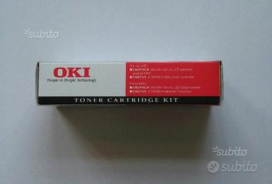 Toner ORIGINALE OKIPAGE 4m 4w Plus OKIFAX 4100 Led