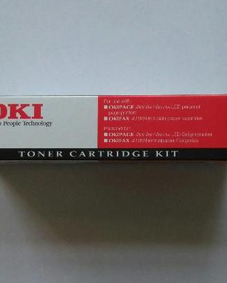 Toner ORIGINALE OKIPAGE 4m 4w Plus OKIFAX 4100 Led