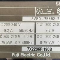Inverter Fuji FVR0 75 0,75 kw V220 monofase