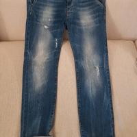 Blu Jeans con effetto sbiadito della Klixs da uomo