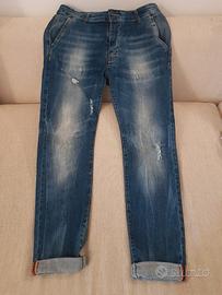 Blu Jeans con effetto sbiadito della Klixs da uomo