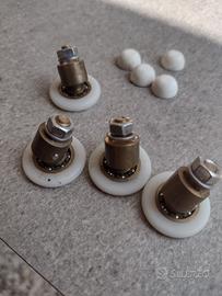 Rotelle scorrimento box doccia rotondo