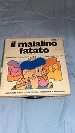 vinile+libro il maialino fatato