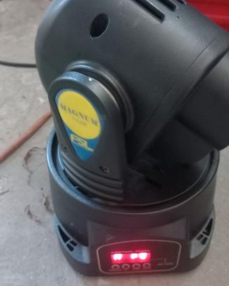 testa rotante faro led per feste o karaoke