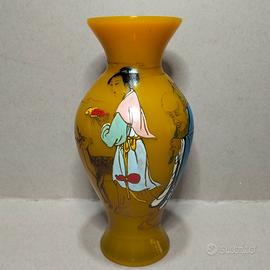 Vasetto cinese in vetro di Pechino 