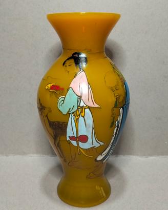 Vasetto cinese in vetro di Pechino 