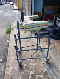 Deambulatore con appoggio antibranchiale